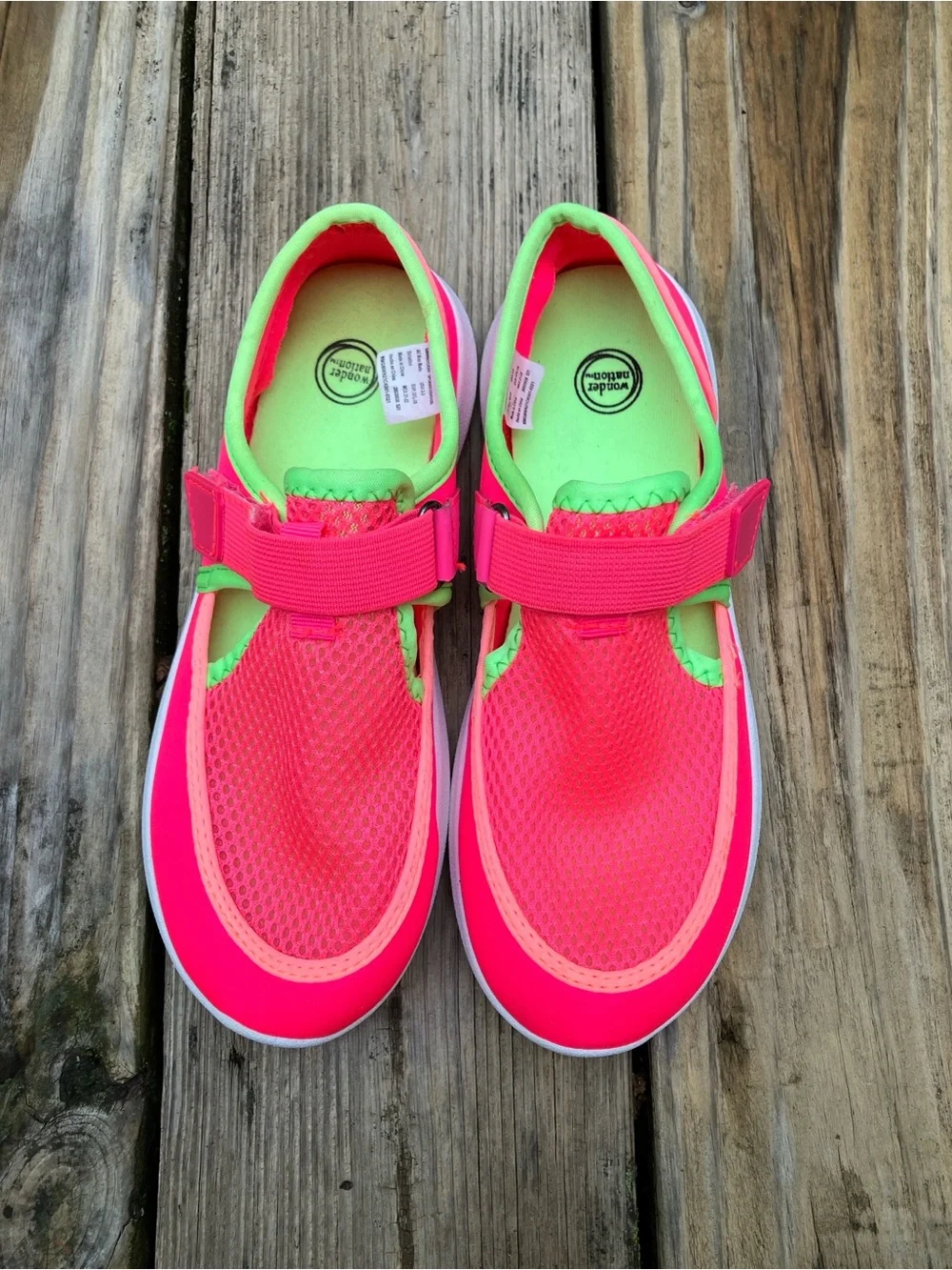 2/3 Wonder Nation Girls Mesh Water Shoes